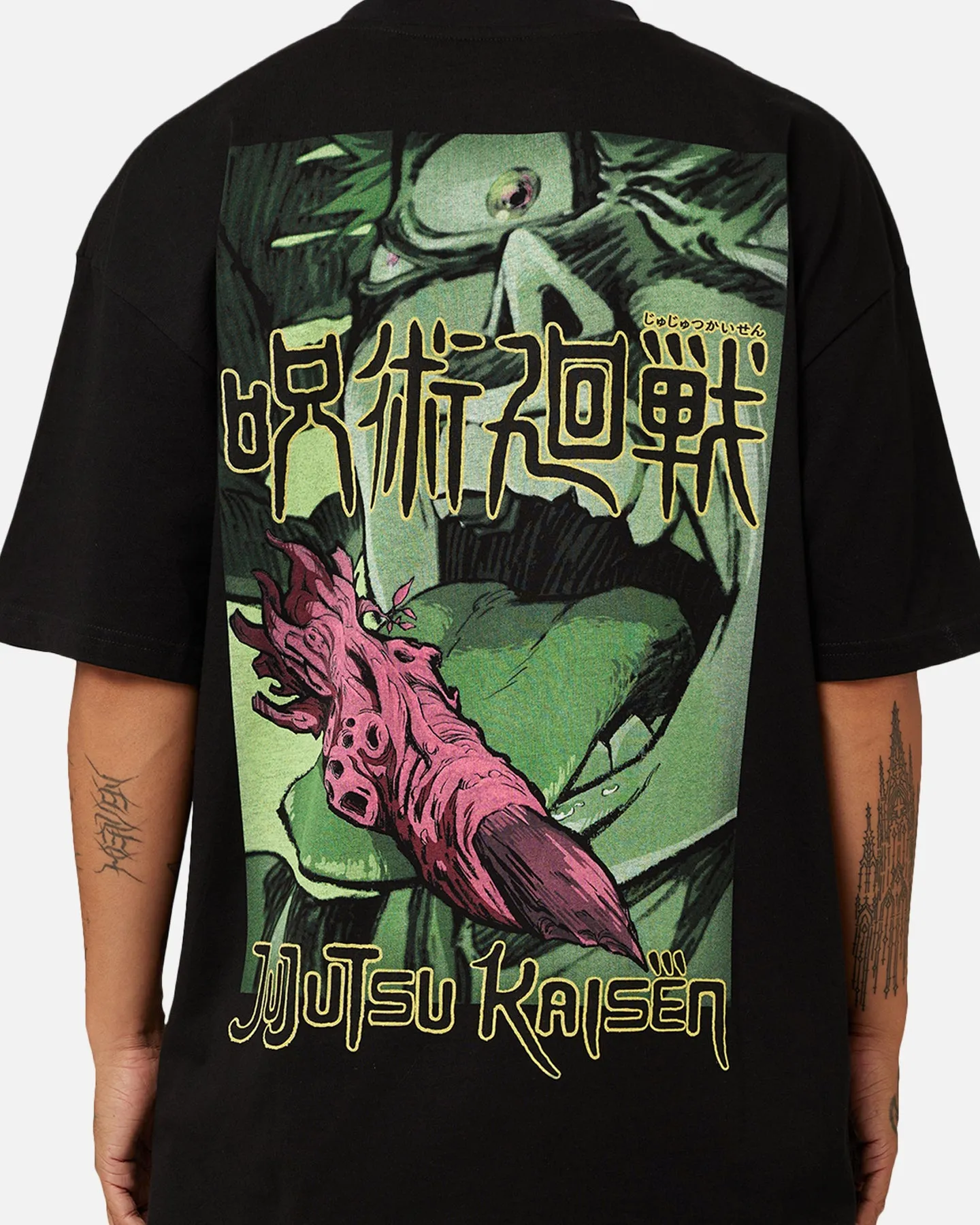Goat Crew X Jujutsu Kaisen Heavyweight T-Shirt Black Prom Seasonal Staple
