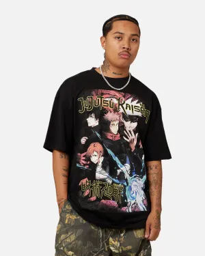 Goat Crew X Jujutsu Kaisen Heavyweight T-Shirt Black Low Environmental Impact