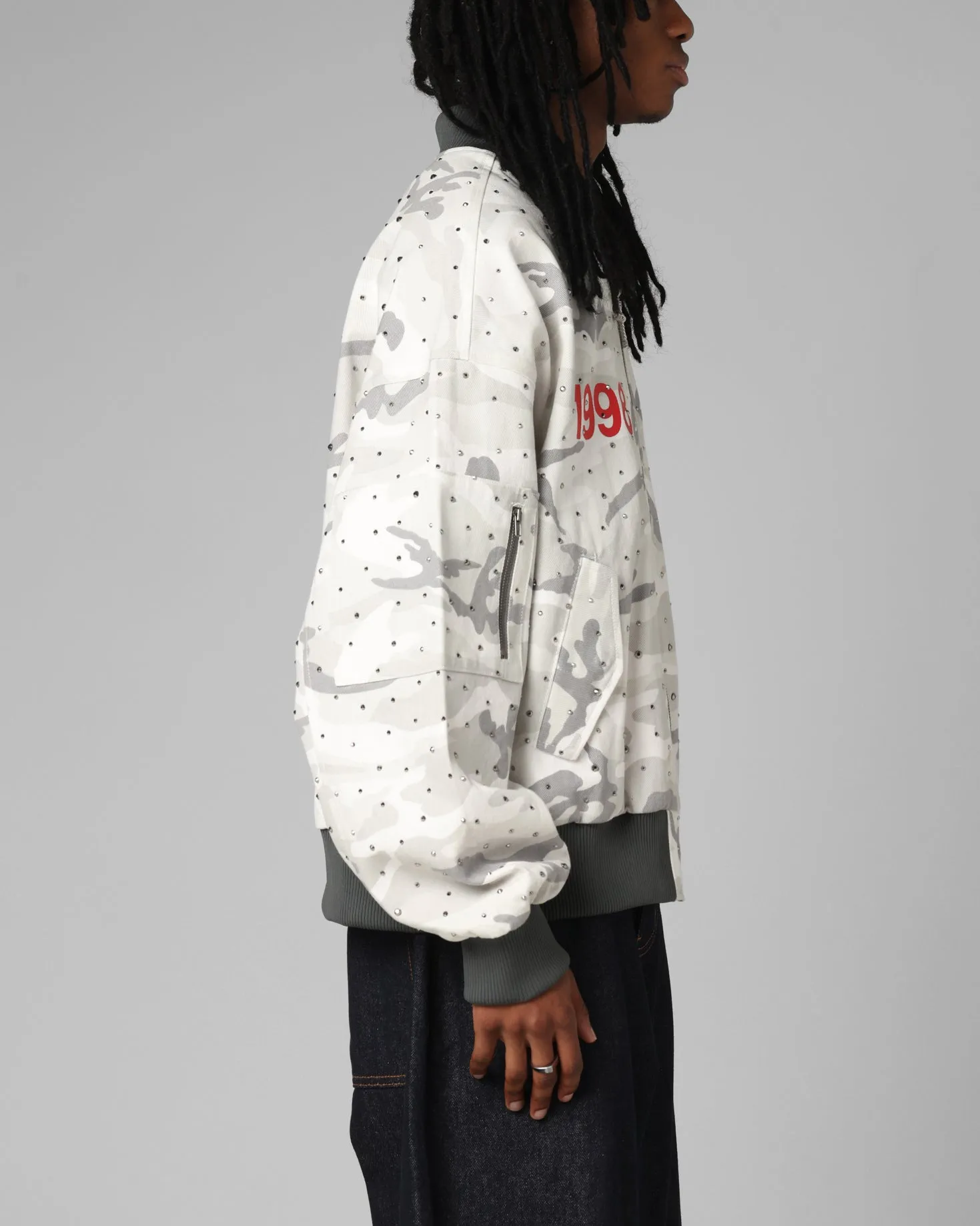 Loiter Hailstorm Bomber Snow Camo festival Mark