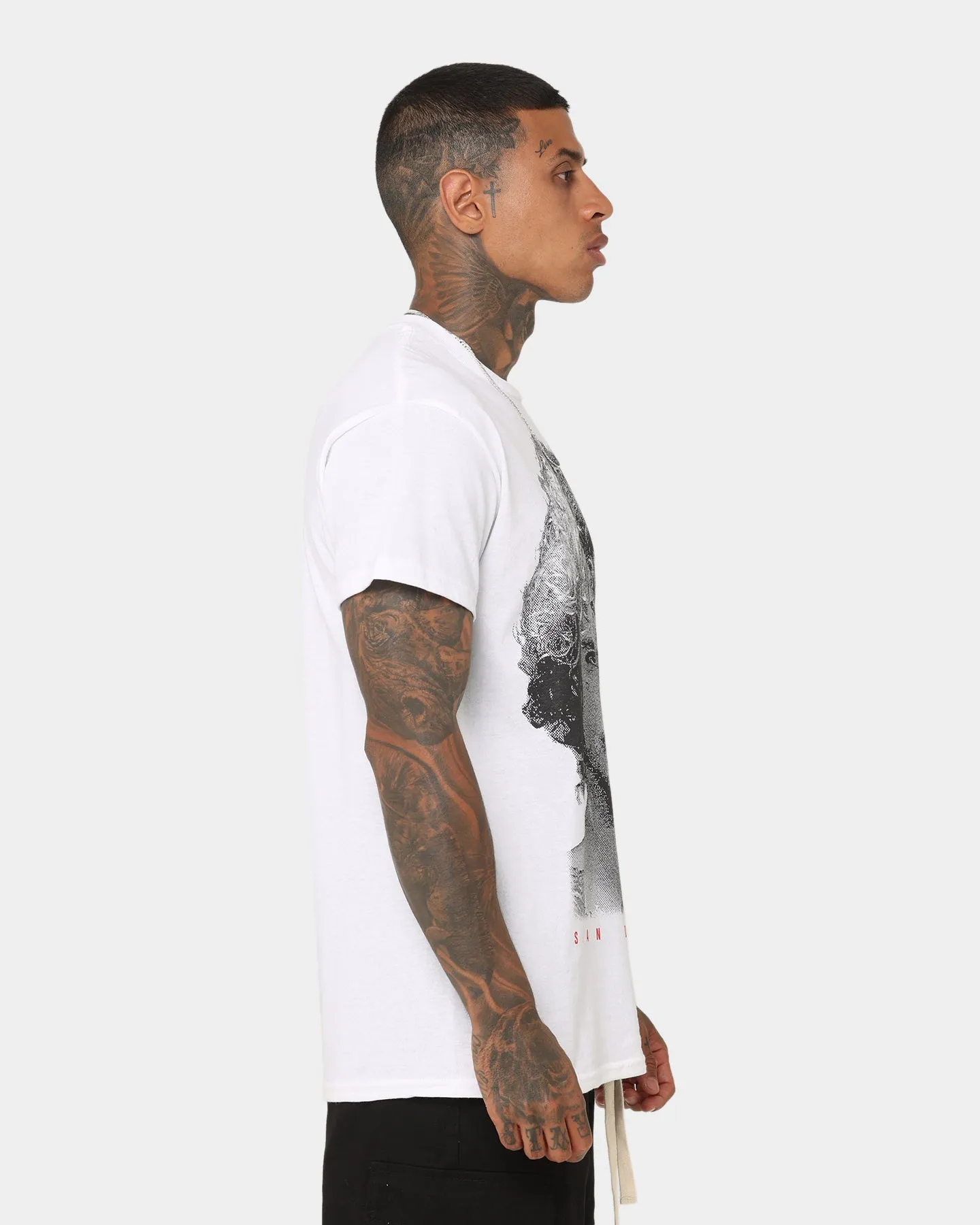 UFC By Goat Crew Sean O'Malley Face T-Shirt White Chic Cut Fresh Vibes