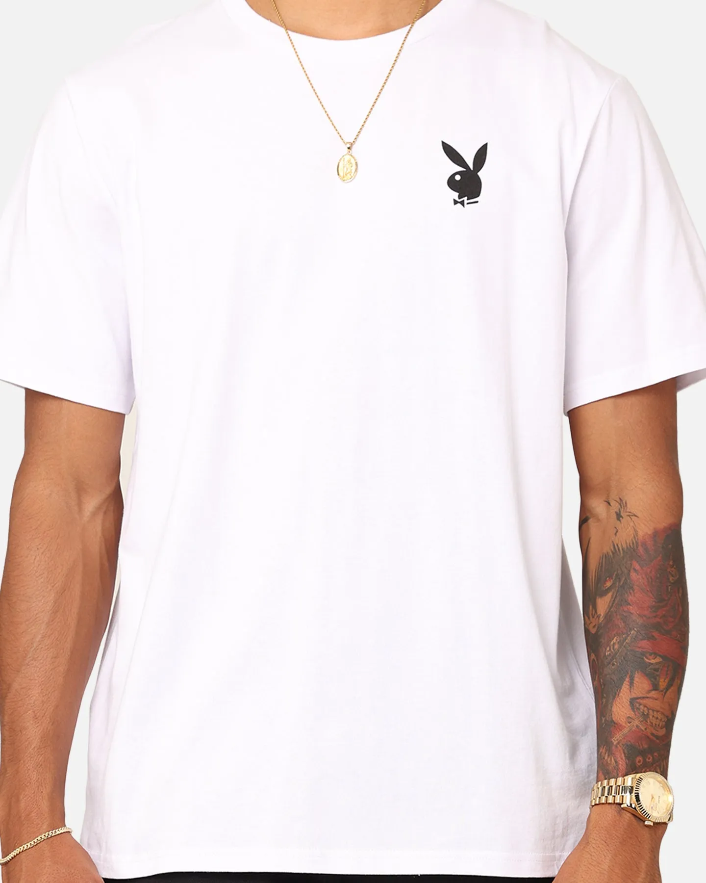 Playboy Playboy Bunny Icon T-Shirt White Fit For Comfort MoistureWicking Technology