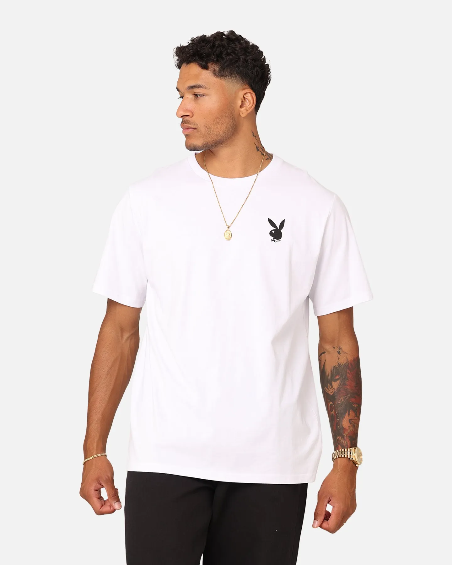 Bold colors Playboy Playboy Bunny Icon T-Shirt White