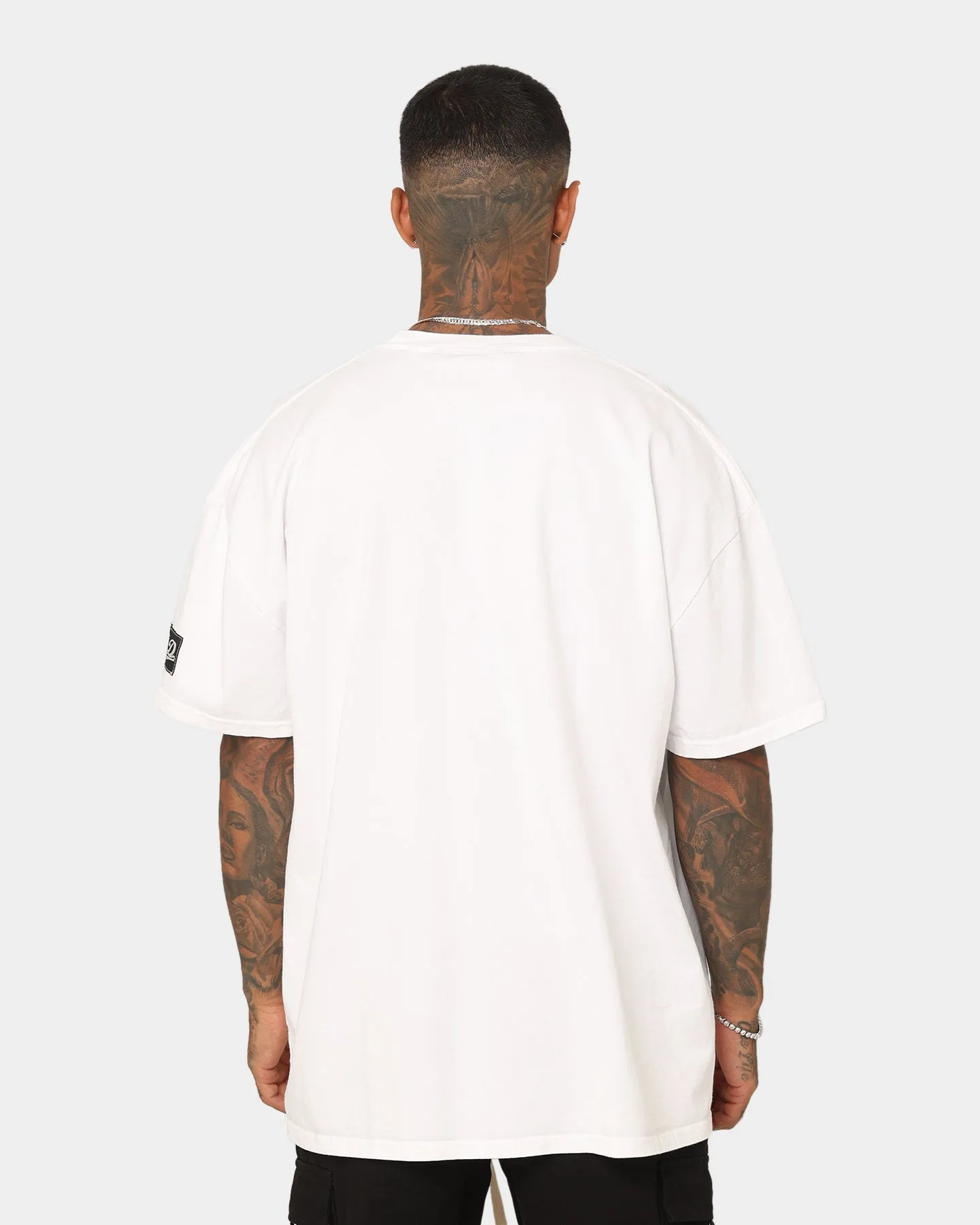 Dreamville Dreamville Logo Vintage T-Shirt Off White Cool and Relaxed