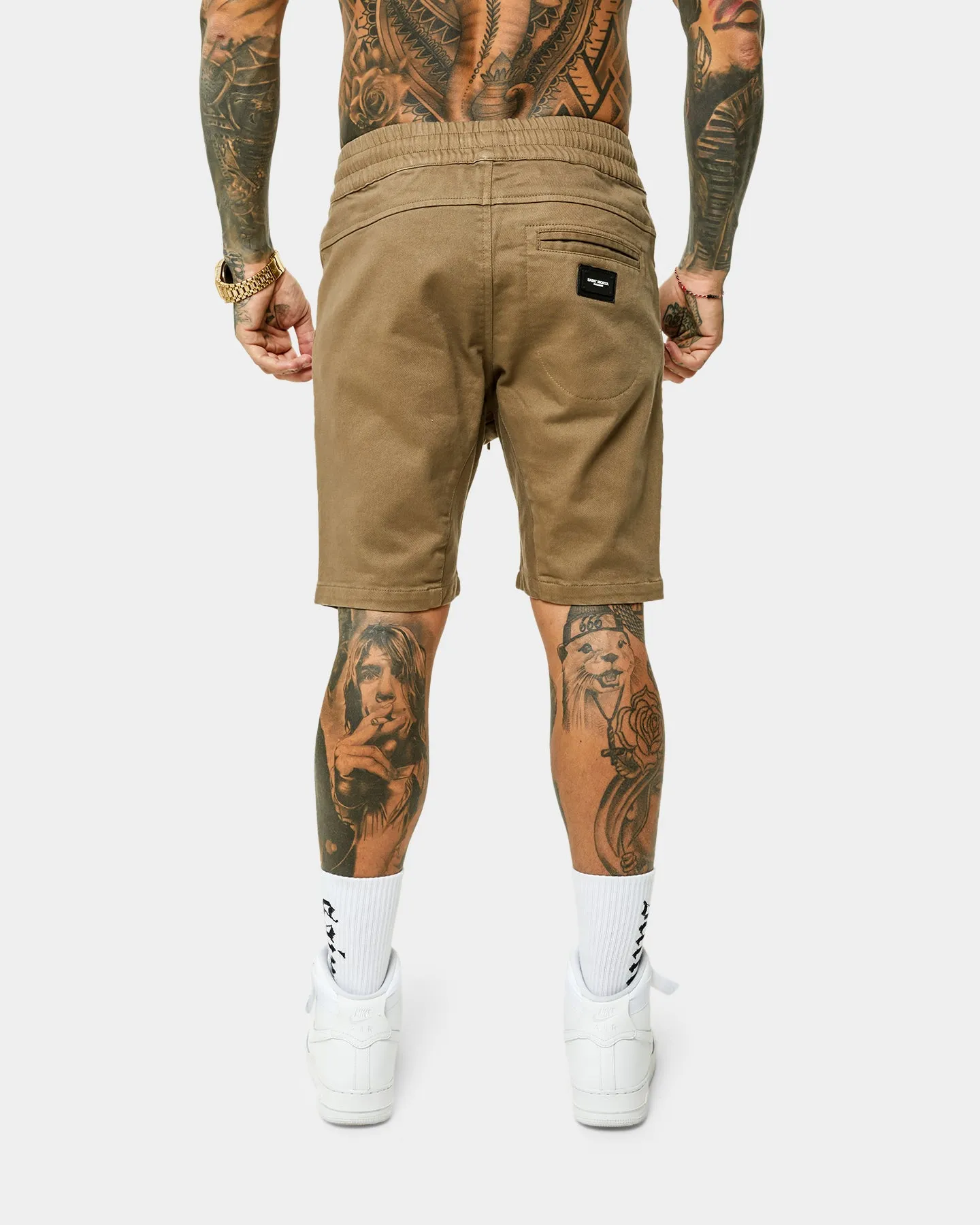 Saint Morta Annex Denim Shorts Brown Freestyle Comfort