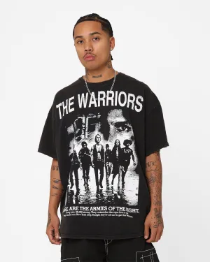 High Quality Printing American Thrift X The Warriors Warriors Night T-Shirt Black Wash