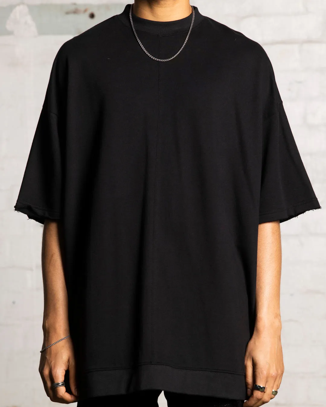 Seasonal Trend Light Casual Wear Saint Morta Shadow Boxy T-Shirt Black