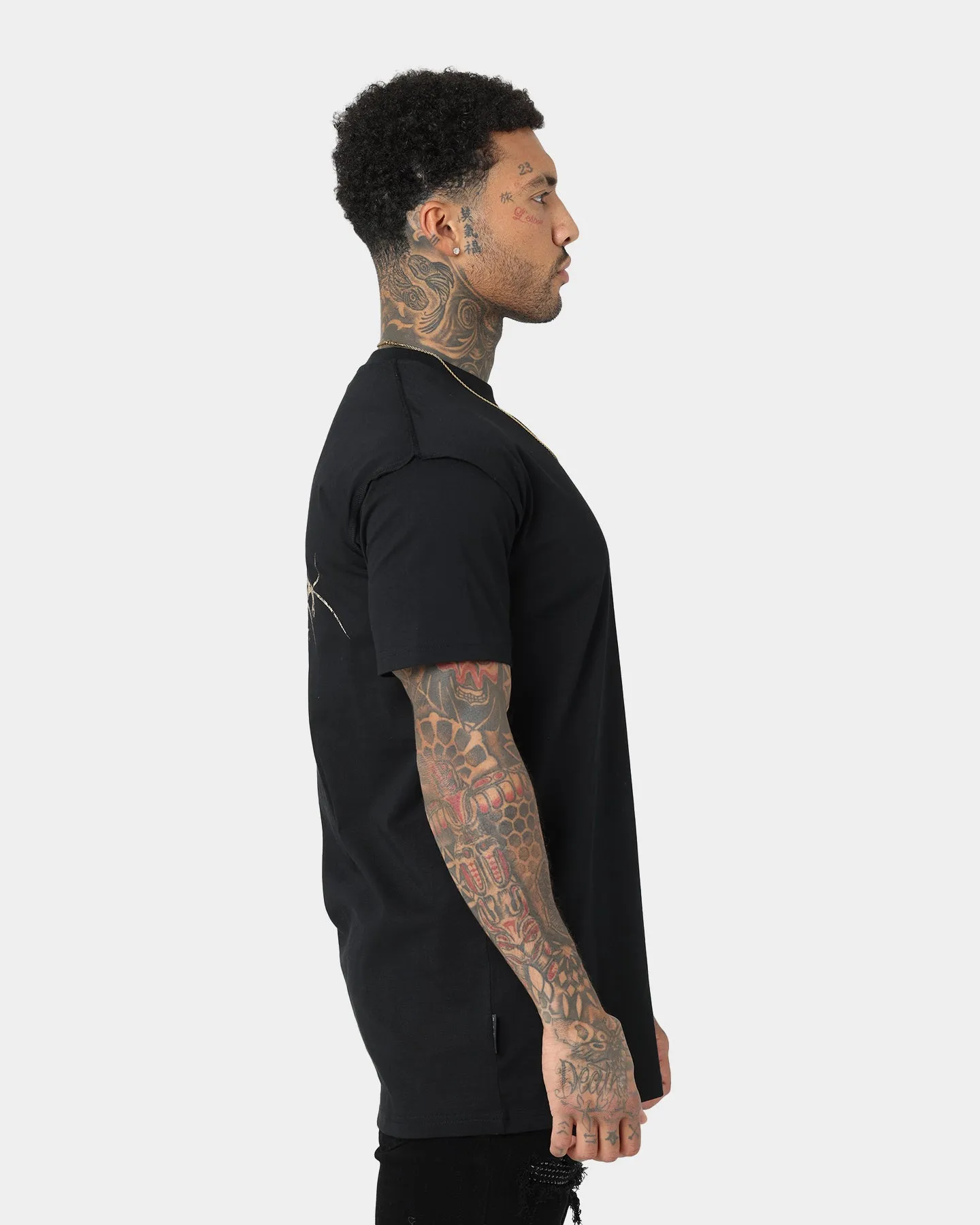 Saint Morta Venom Lafayette T-Shirt Black/Gold Breathable Design Outdoor Layer