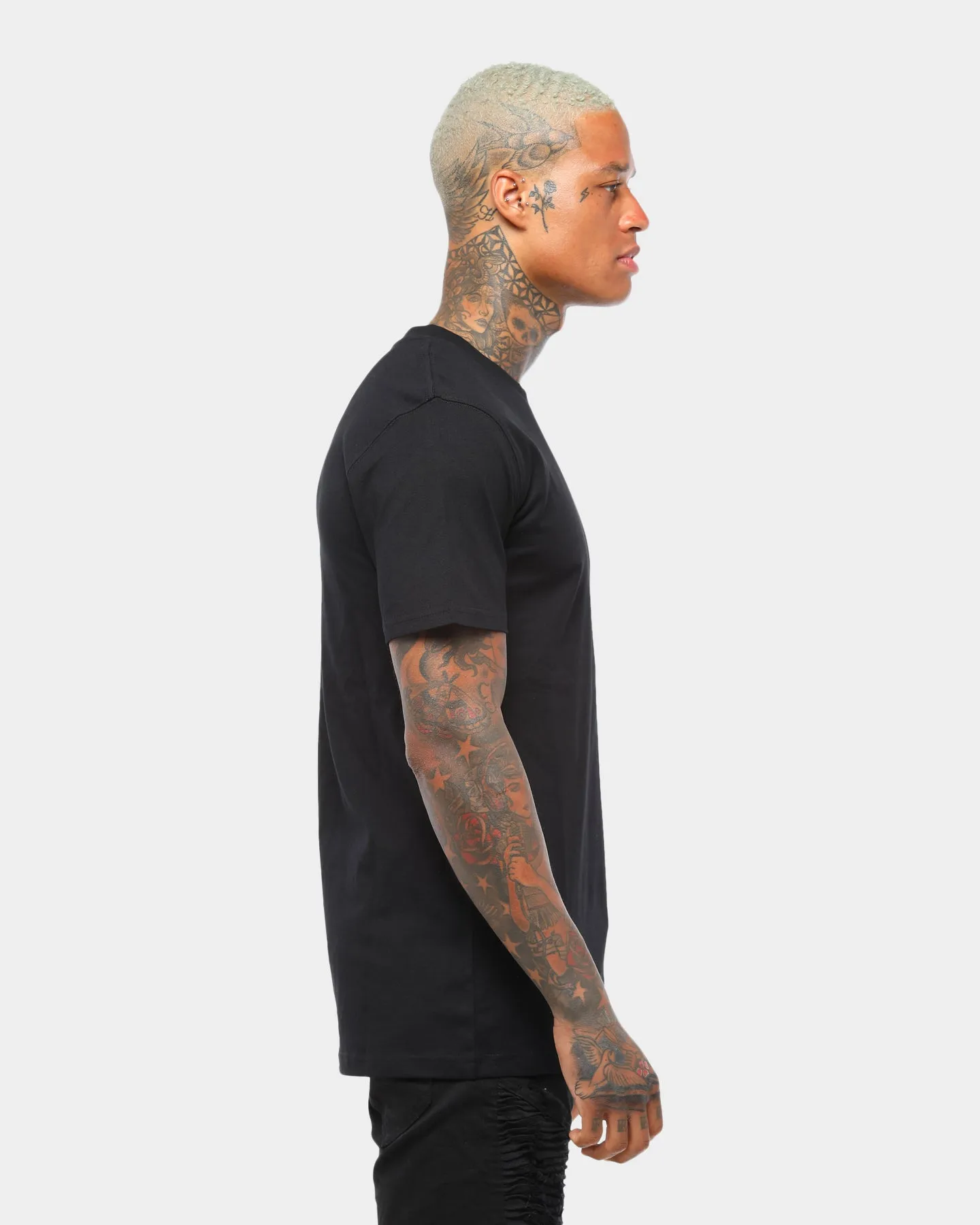 AS Colour Plain Staple T-Shirt Black Casual Everyday