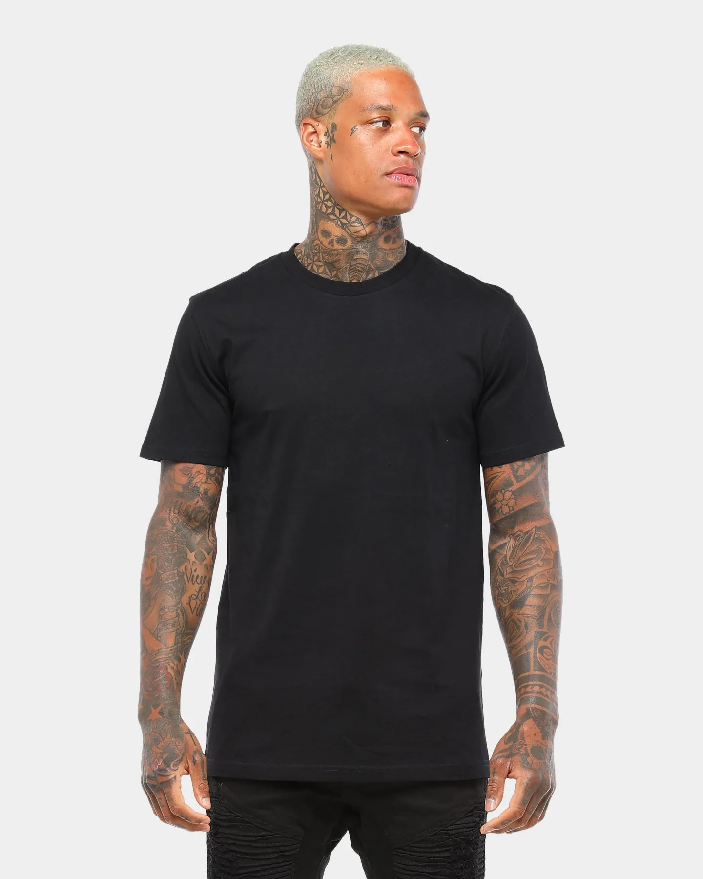 AS Colour Plain Staple T-Shirt Black Layerable Look