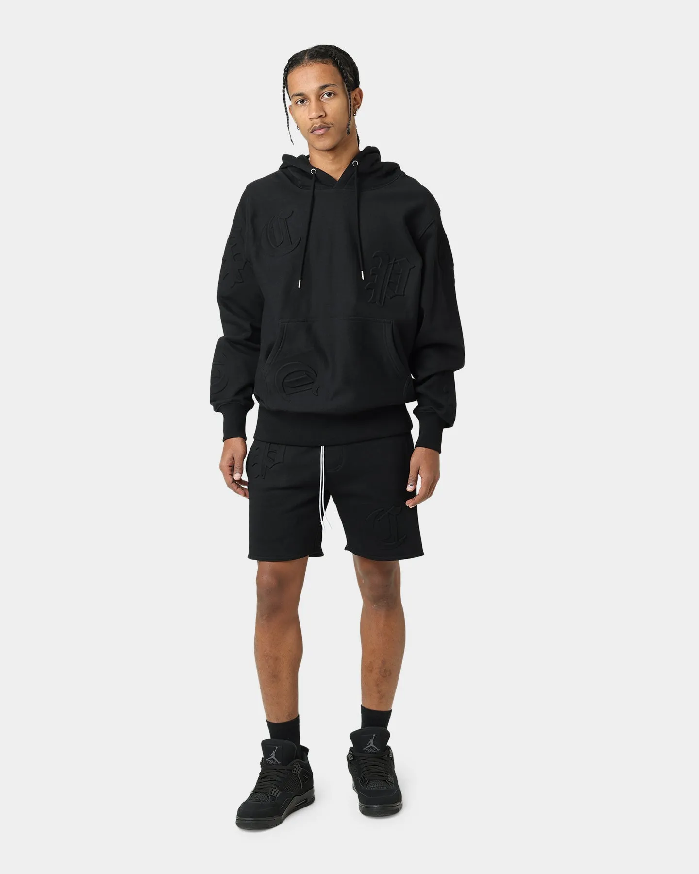 Carr?? CP Sweat Shorts Black Slim Shape