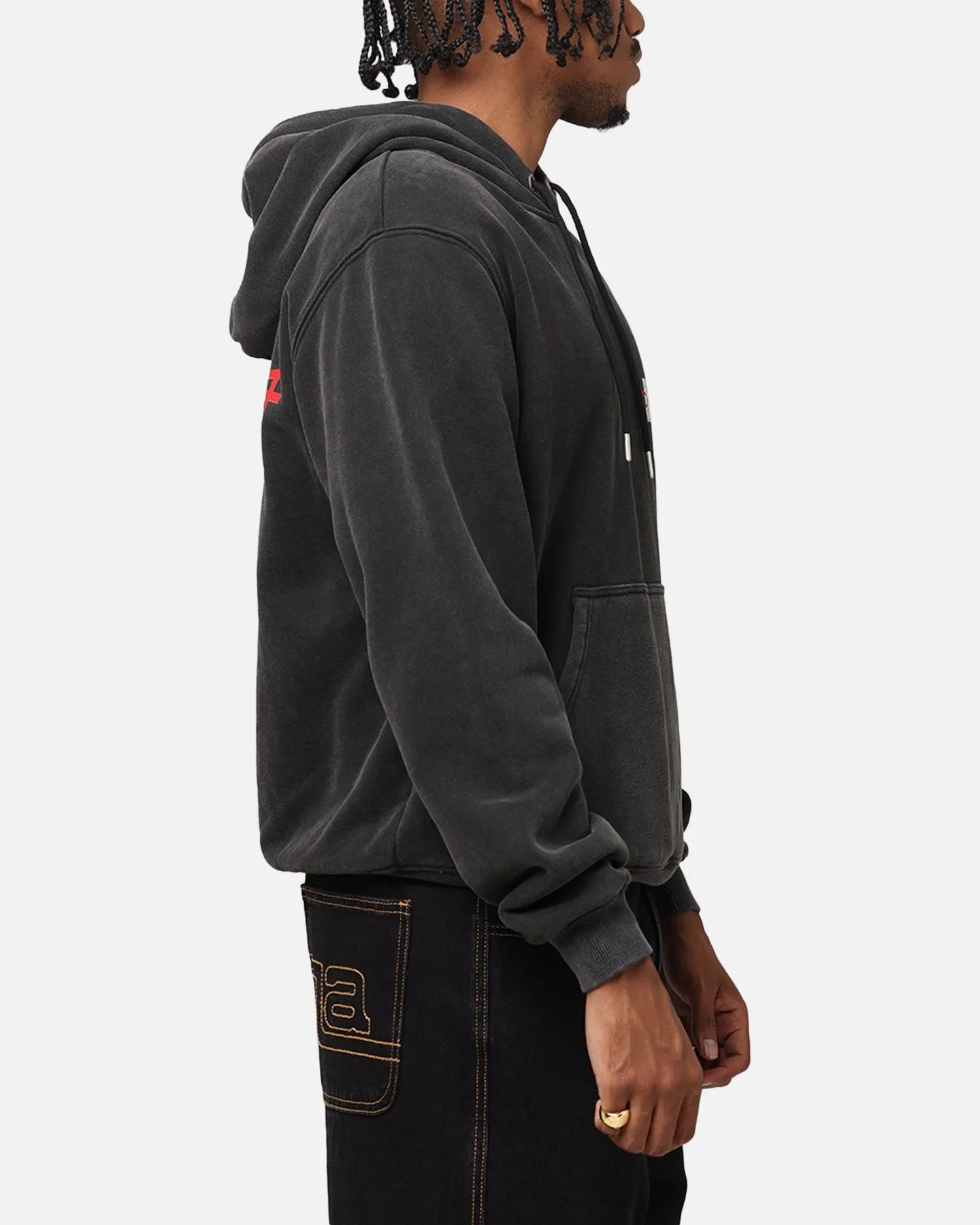 Elastic hem Modern Street The Anti Order Junya Boxy Hoodie Vintage Black