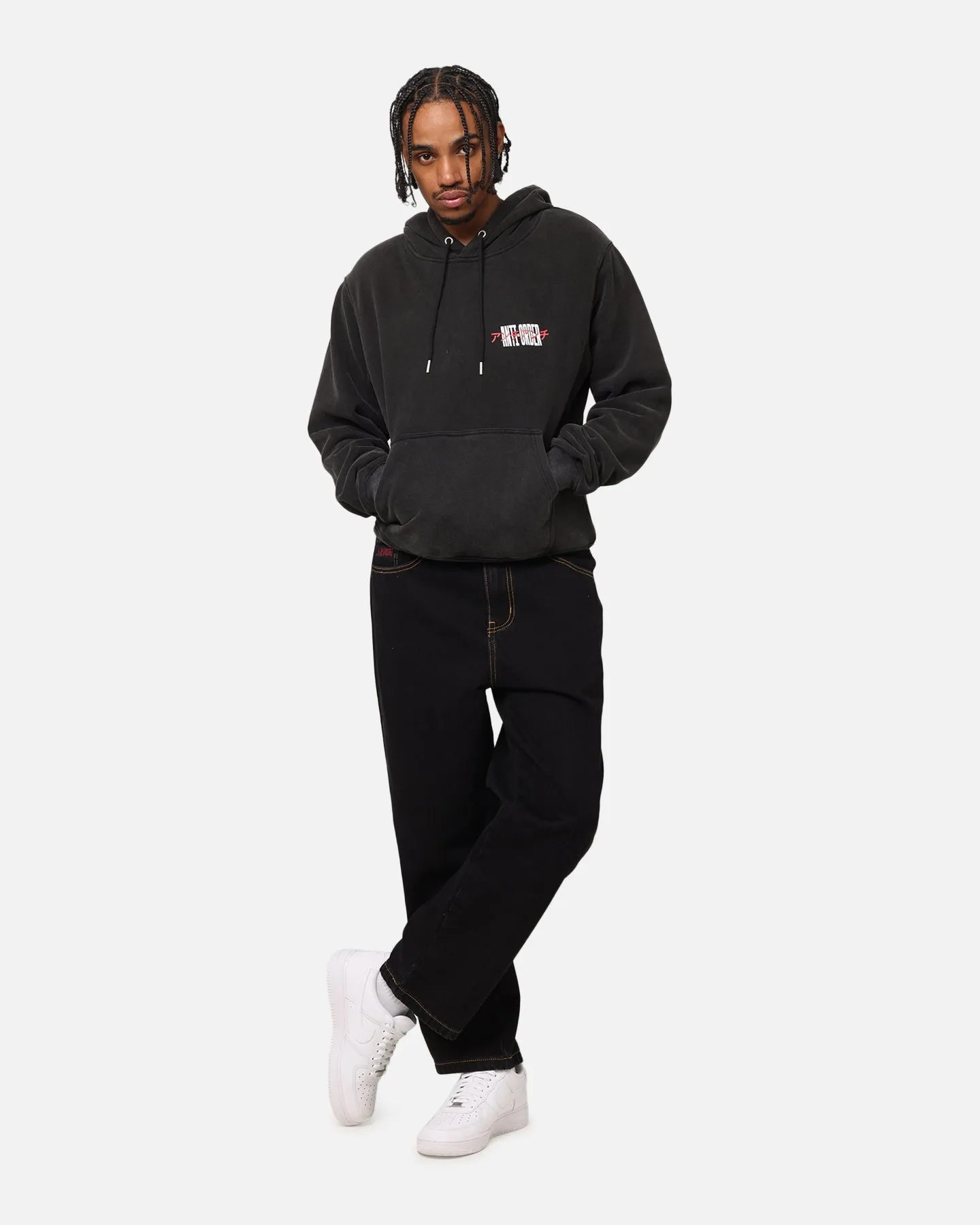 Ergonomic Armholes Stain Protection The Anti Order Junya Boxy Hoodie Vintage Black