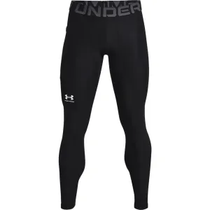 Warm Fit Adjustable drawstring UA Mens HG Armour Leggings Black