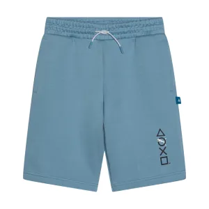 DoubleLayered Fabric Cool Nylon Puma X Playstation 8 Inch Shorts (Zen Blue)