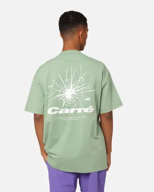 Carre Blast Oversized T-Shirt Green Relaxed Wearable Solid Color