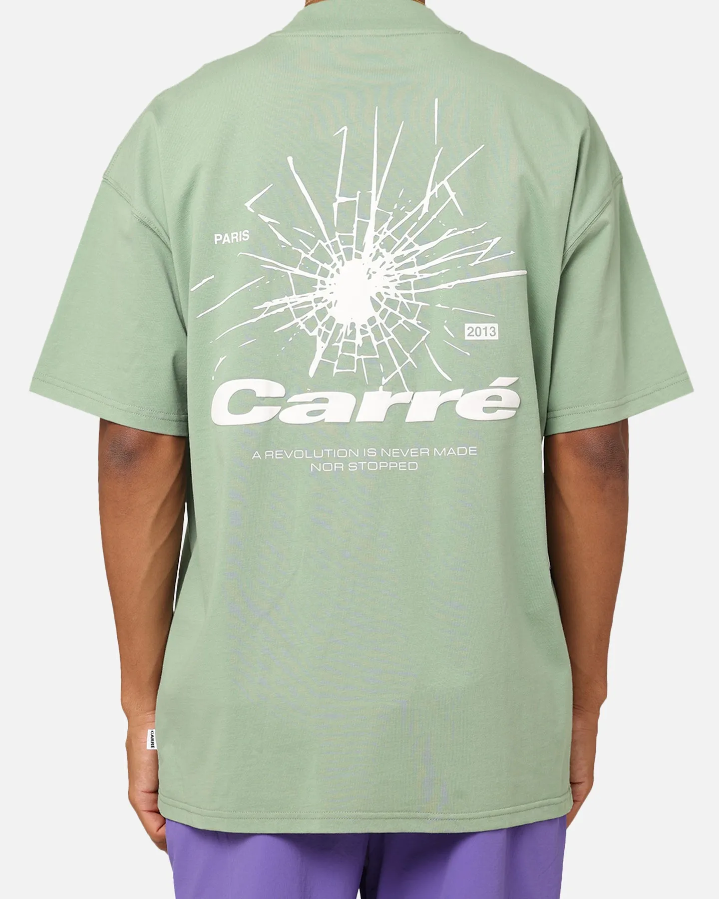 Carre Blast Oversized T-Shirt Green Luxurious