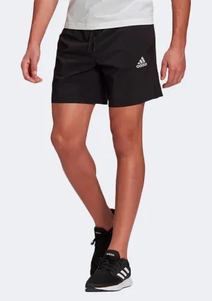 Adidas Men's Aeroready Essentials Chelsea Small Logo Shorts Black Chic Design water sports gear