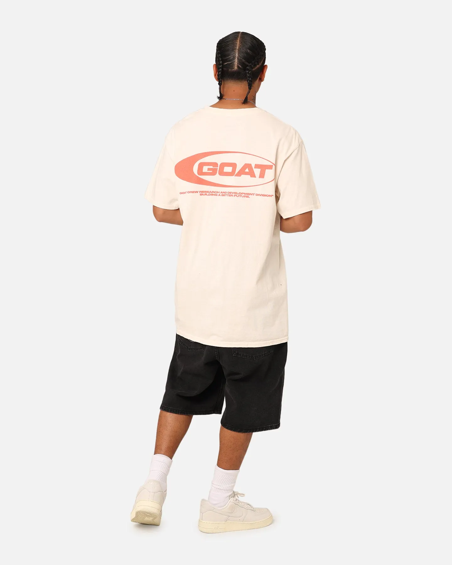 Bold and Comfortable Tight fit sexiness Goat Crew GCLTD T-Shirt Off White