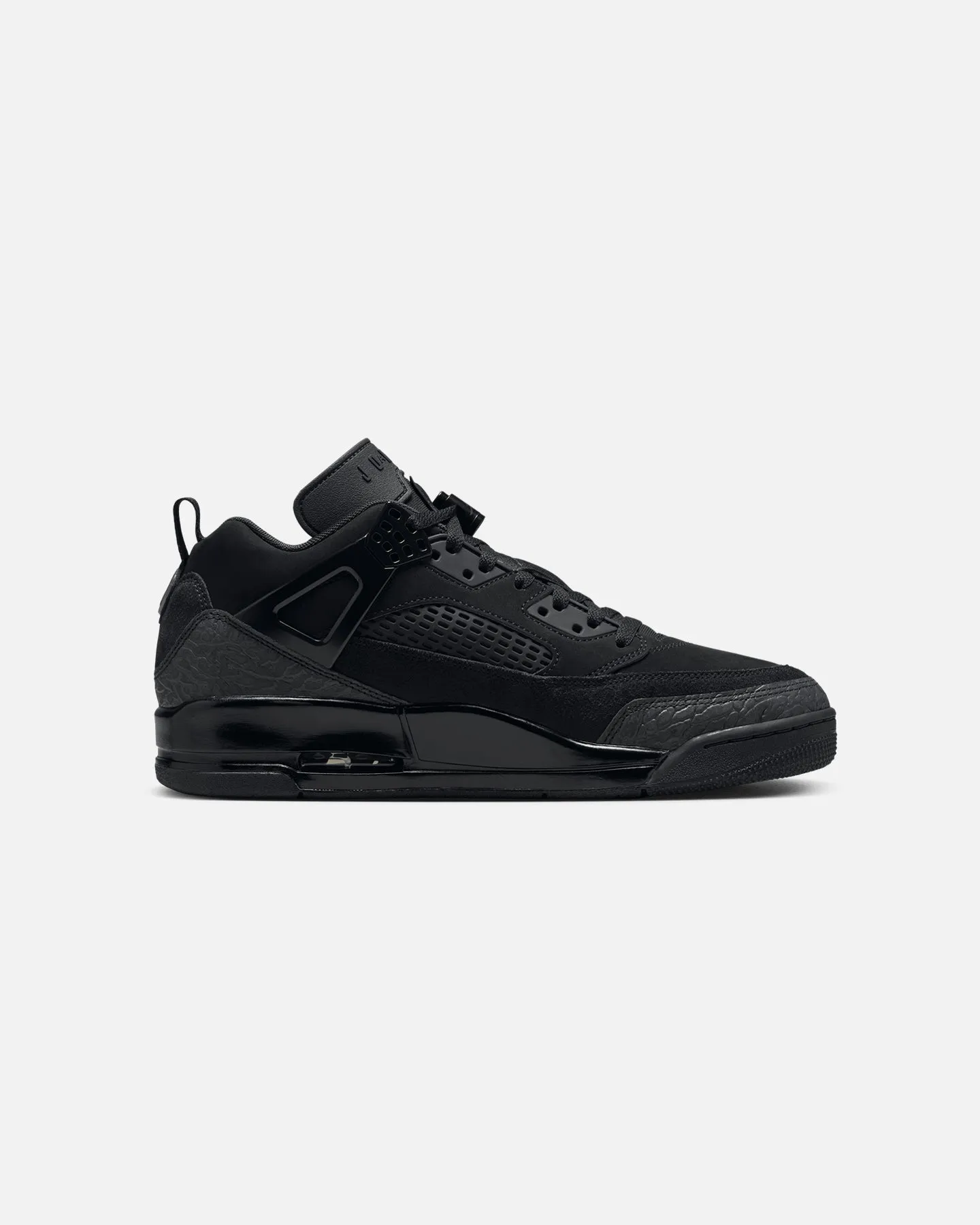 Jordan Spizike Low Black/Black Low Profile Design Quick Flow