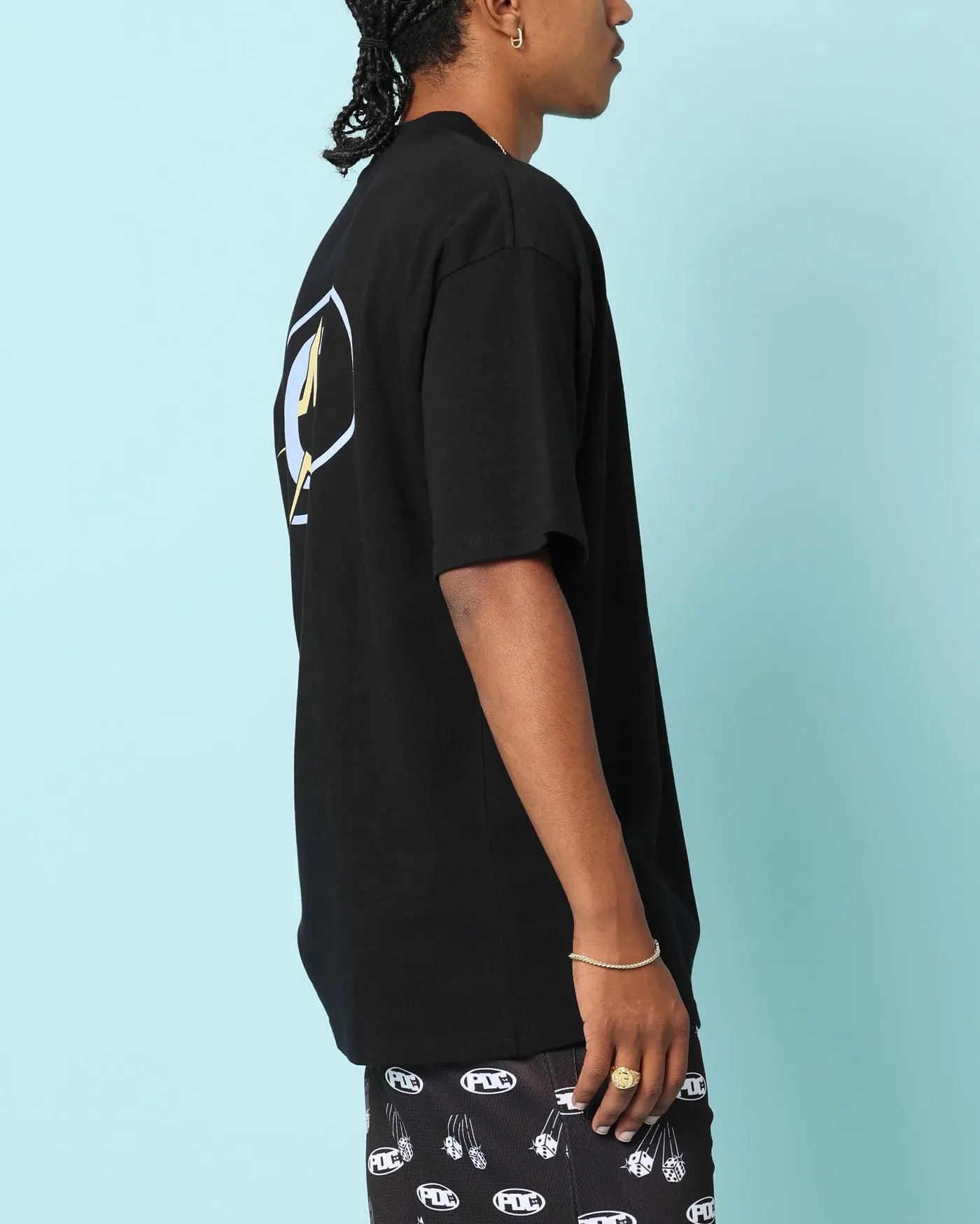 Cool and Relaxed Soft Touch Carr?? C-Superstar Oversized T-Shirt Black