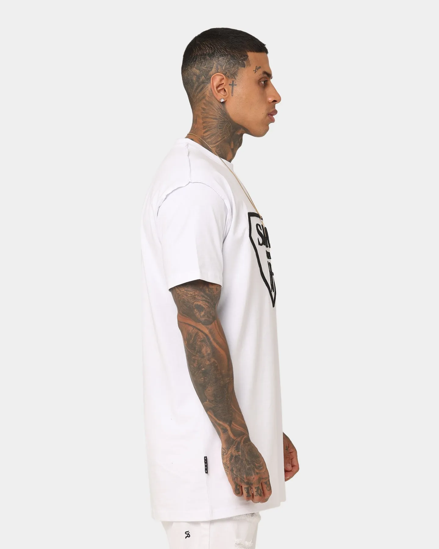 Saint Morta Liberty Lafayette T-Shirt White/Black All-Day Comfort Wear