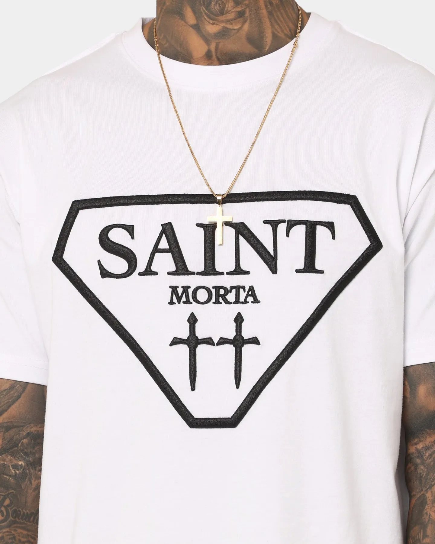Saint Morta Liberty Lafayette T-Shirt White/Black insulated