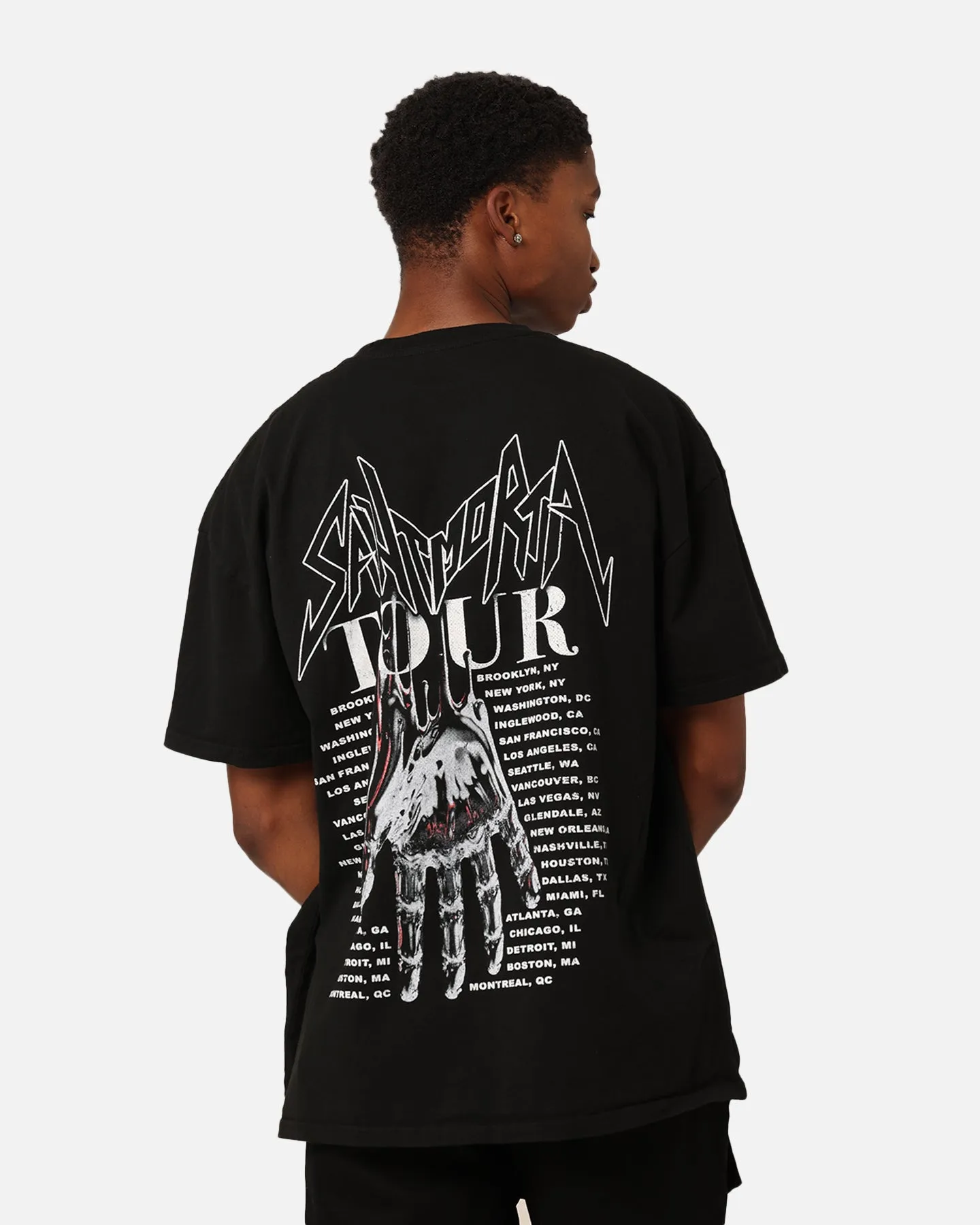 Saint Morta Tour T-Shirt Black Sports Outfit