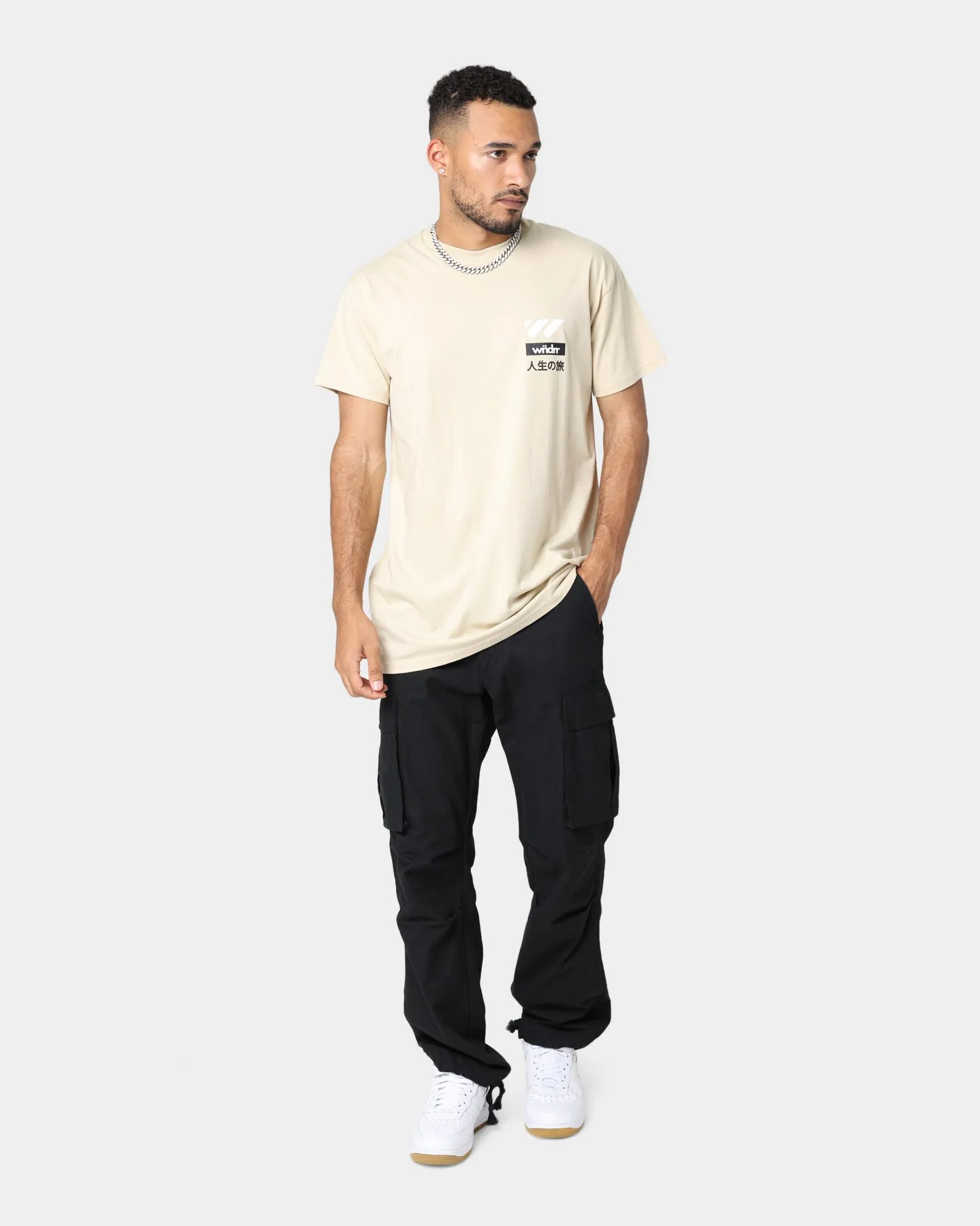 WNDRR Tetsu Custom Fit T-Shirt Tan Stylish Wear