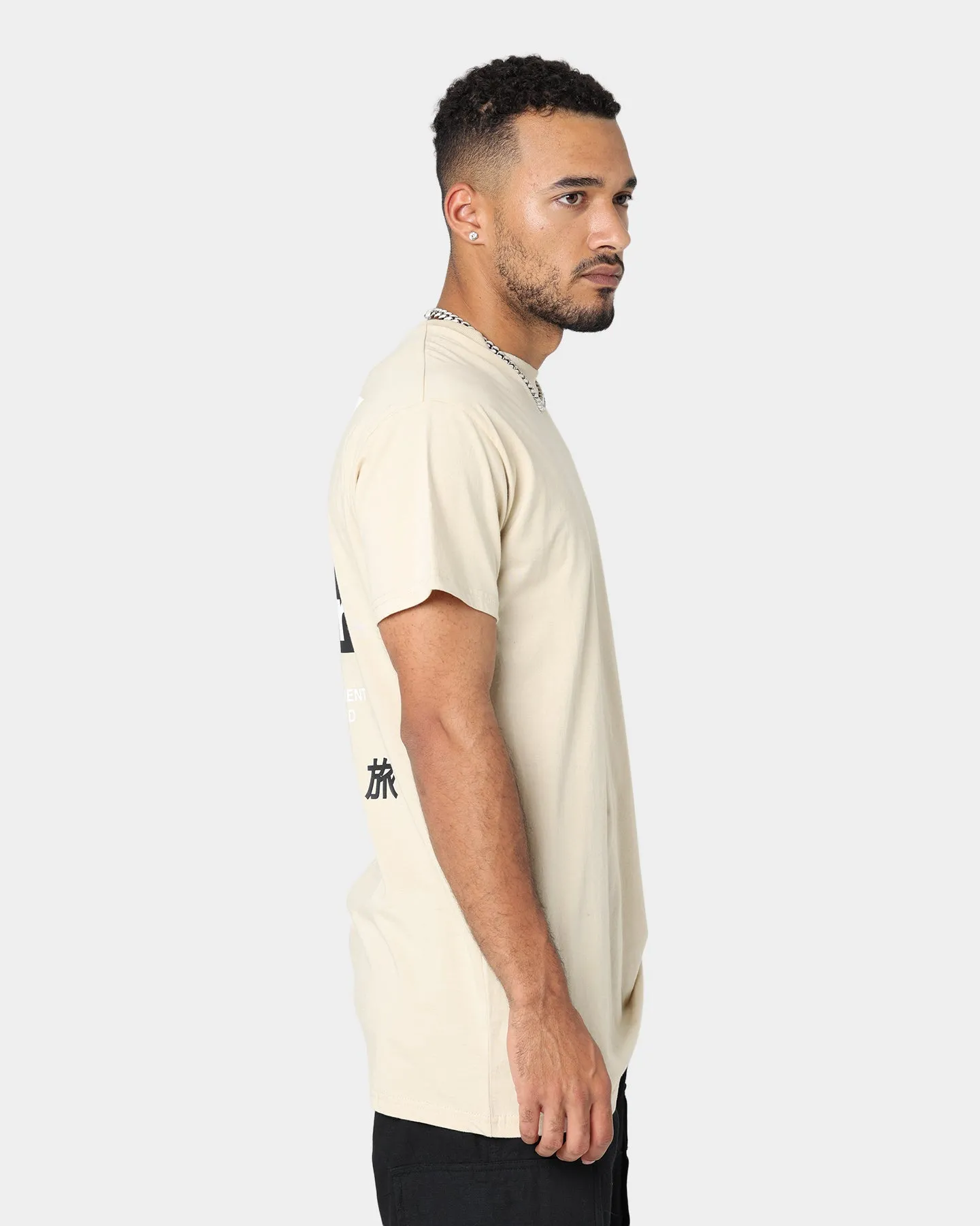 Easy Care Relaxed Style WNDRR Tetsu Custom Fit T-Shirt Tan