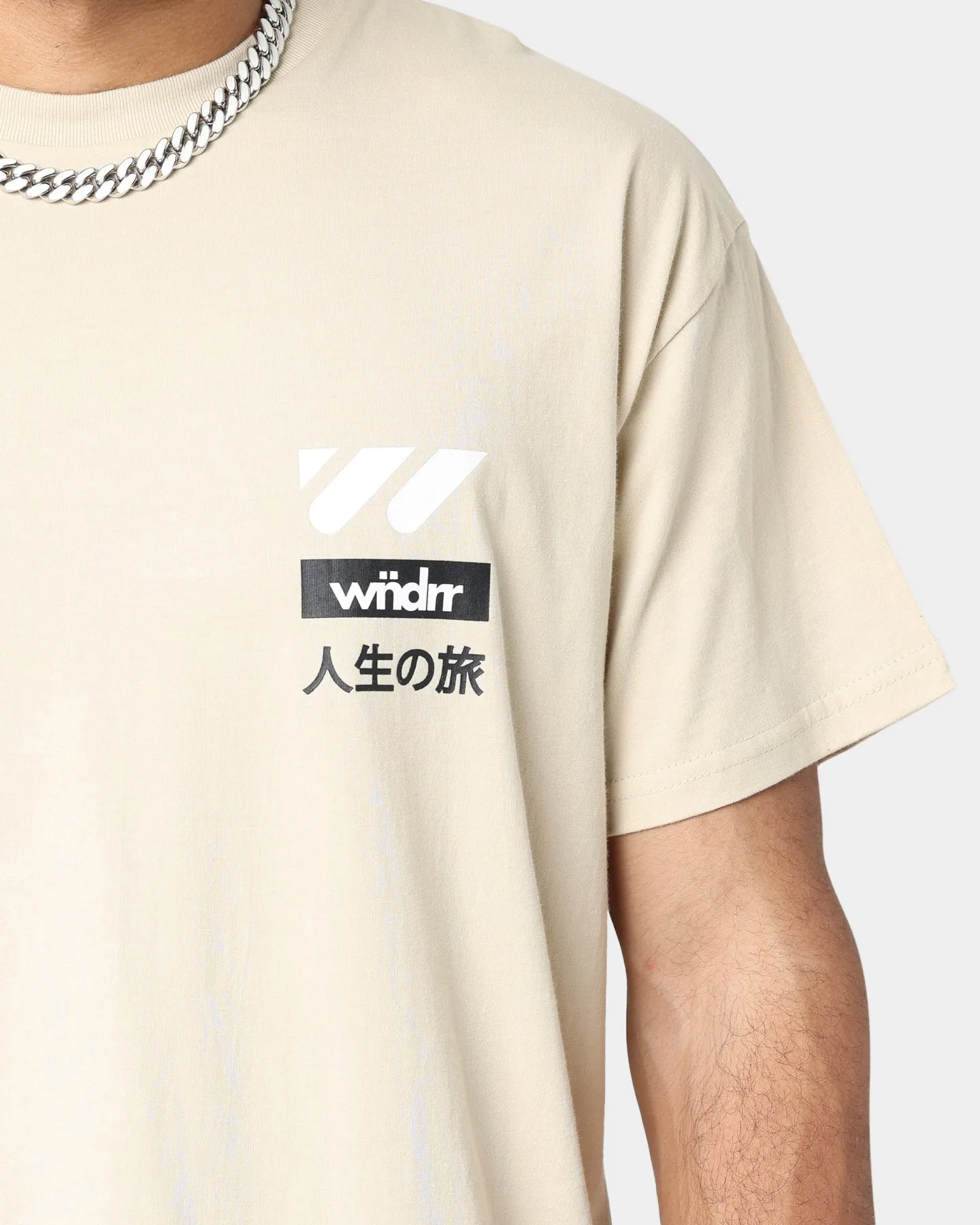 WNDRR Tetsu Custom Fit T-Shirt Tan EnhancedDurabilityFinish