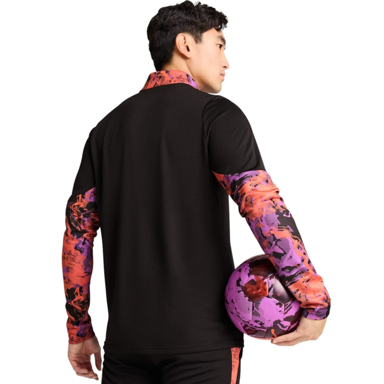 Puma Individual CUP Mens Half-Zip Long Sleeved Top AbrasiveReinforcedZones Rustic Ease