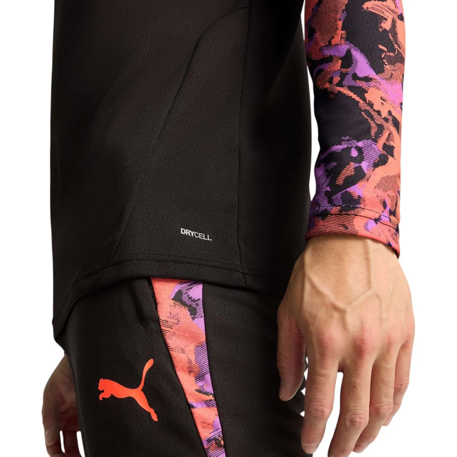 Future Edge Puma Individual CUP Mens Half-Zip Long Sleeved Top