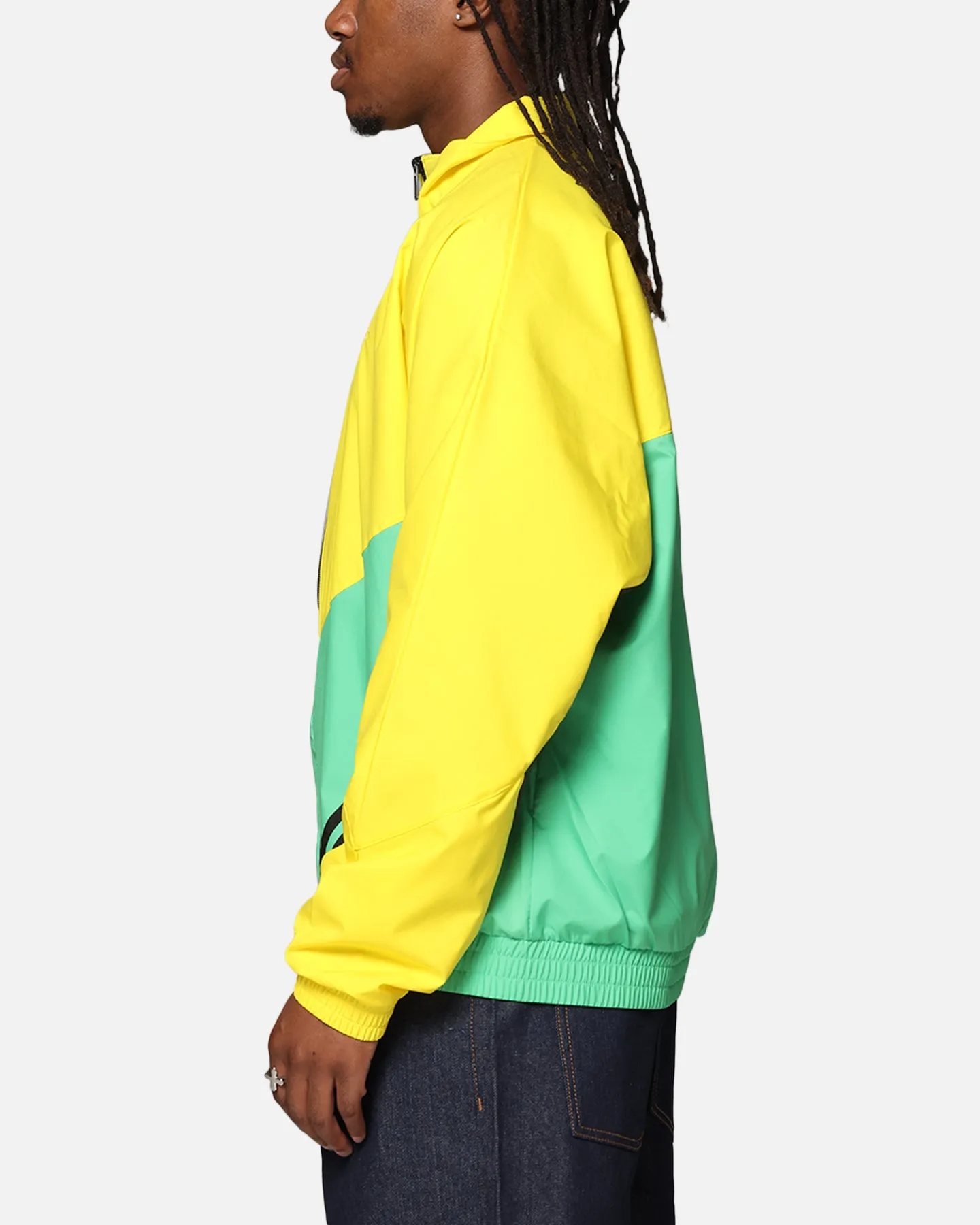 Adidas Originals Track Top Jacket Green/Yellow High-quality Core Layer