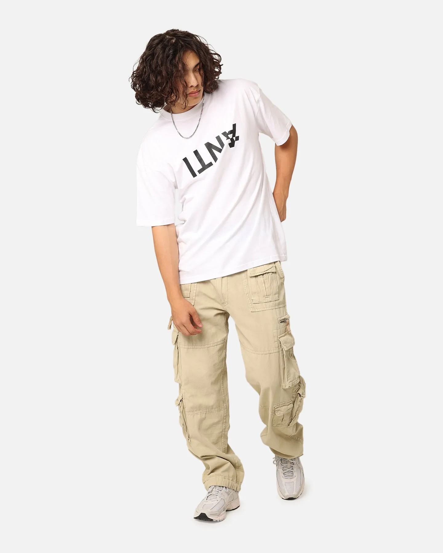 The Anti Order Anti X Logo T-Shirt White Simple Wear