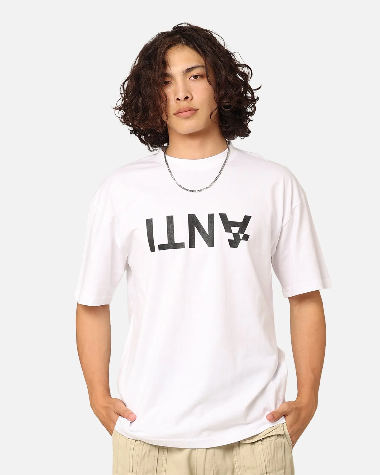 The Anti Order Anti X Logo T-Shirt White Perfect Layer Wear Wedding