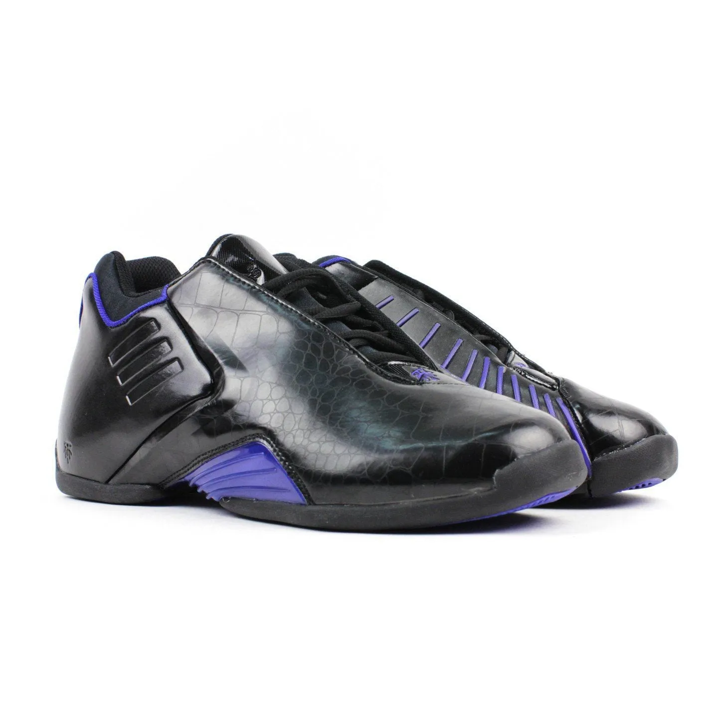 Adidas Basketball Tmac 3 Retro Tracy McGrady Black Blue C75307 Arch Support Design Smooth Sole