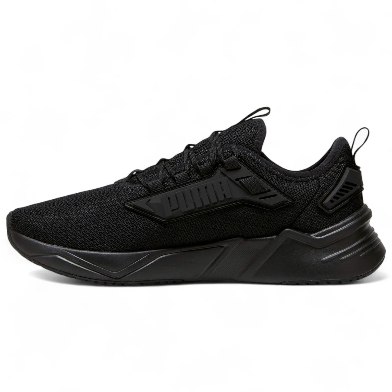 Puma Retailiate 3 Mens Black Shine Silver Abrasion Resistant Toe