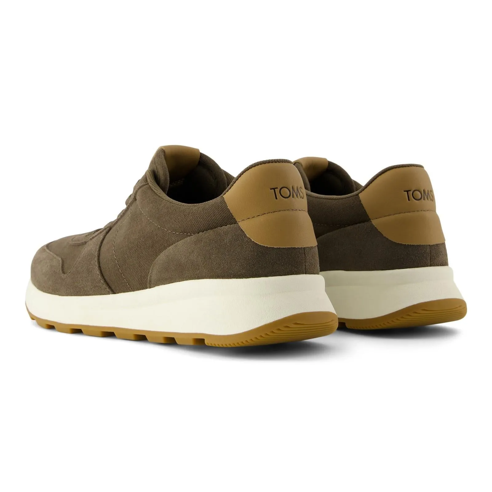 TOMS Mens TRVL LITE Retro Trainer Olive Quick Drying Travel Enthusiasts Slip Resistant Sole