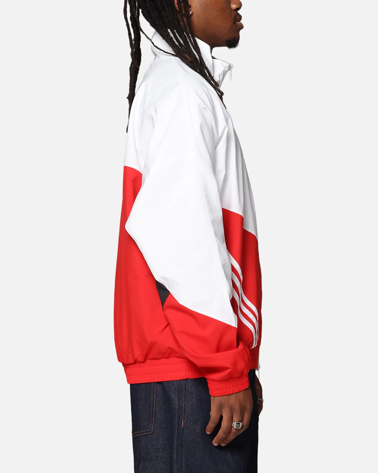 Extra Warmth Soft Interior Adidas Originals Track Top Jacket Better Scarlet