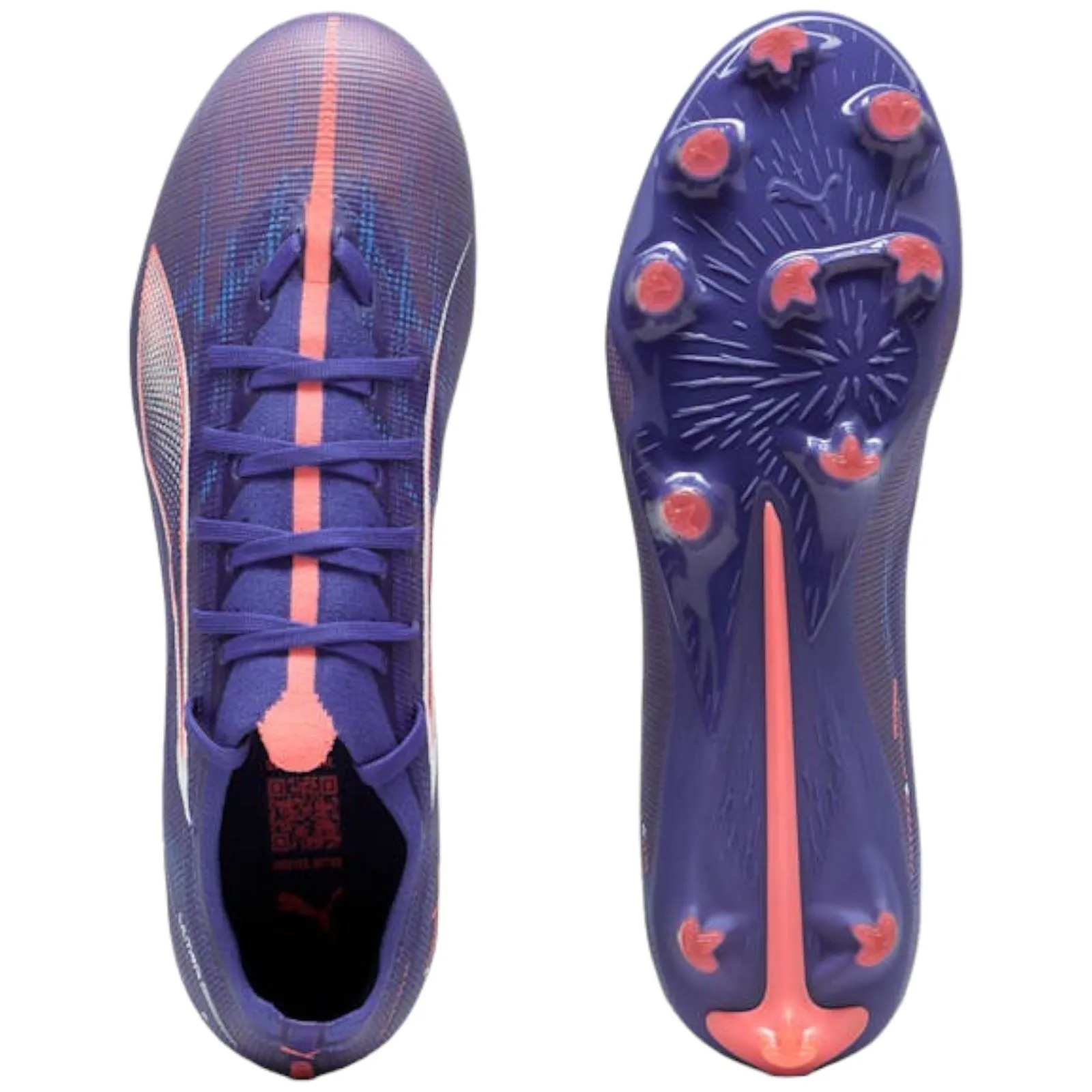 Puma Ultra 5 Match Firm/Artificial Ground Football Boots Pair of kids' shoes Moisture Wicking Lining