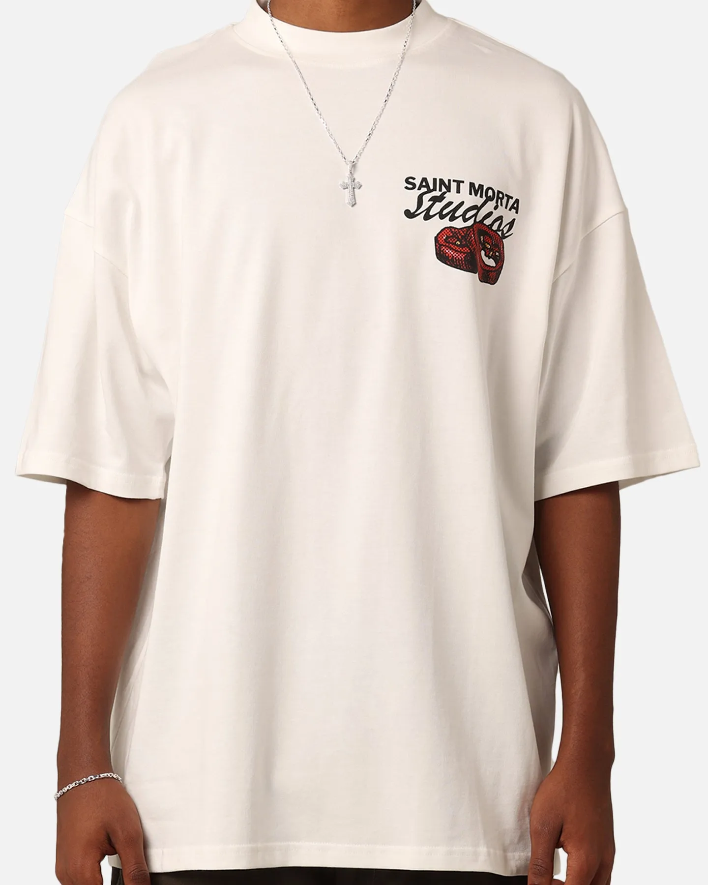 Saint Morta Chilli Fusion T-Shirt Off White Effortless Daywear