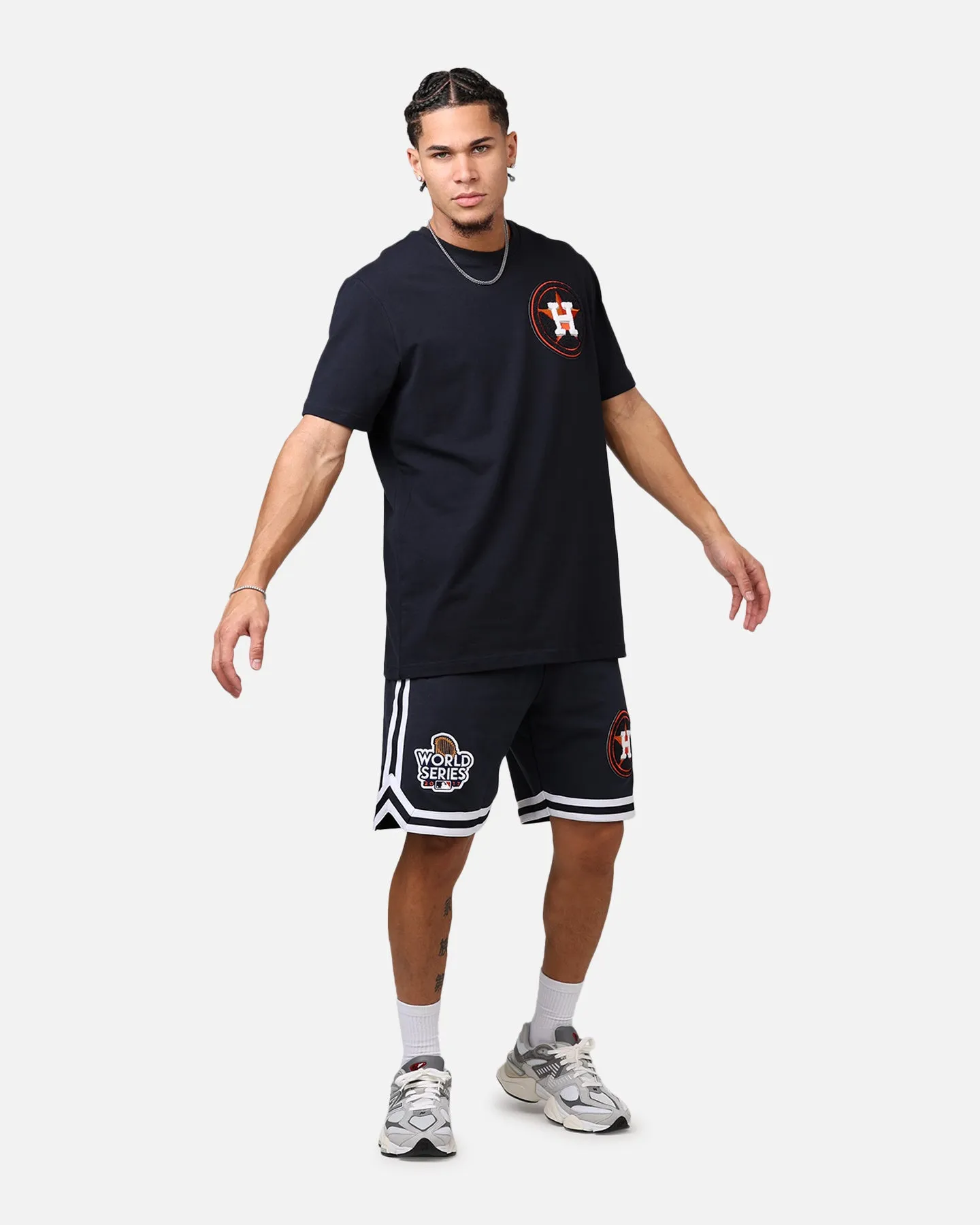 FoldableDesign Anti Pilling Fabric New Era Houston Astros 'Logo Select Official Team Colors' Shorts OTC