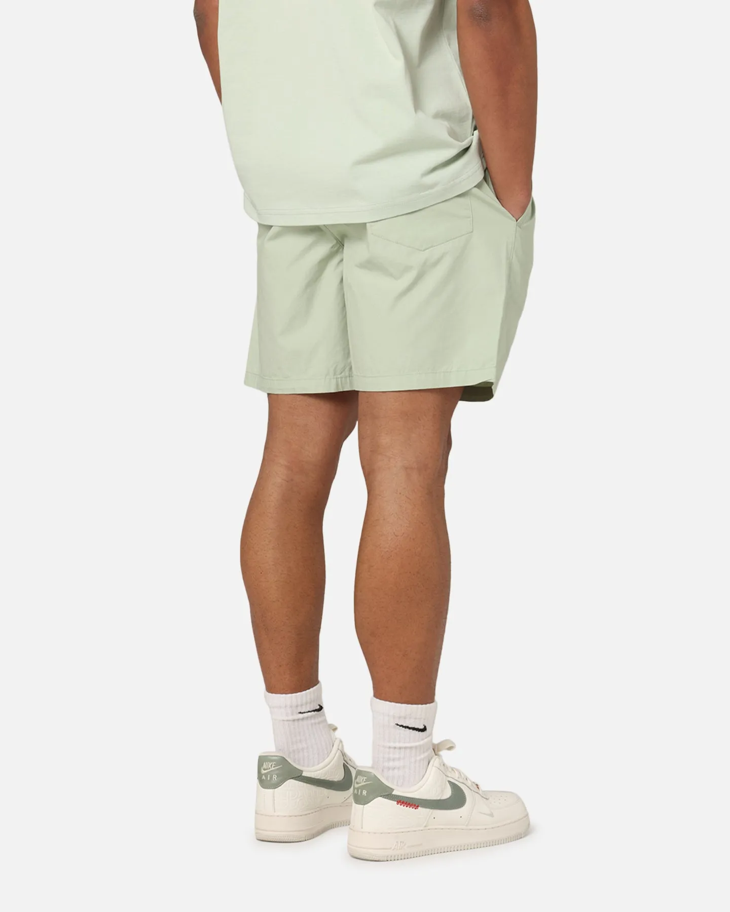 Carre Rose Beach Shorts Sage Easy Motion