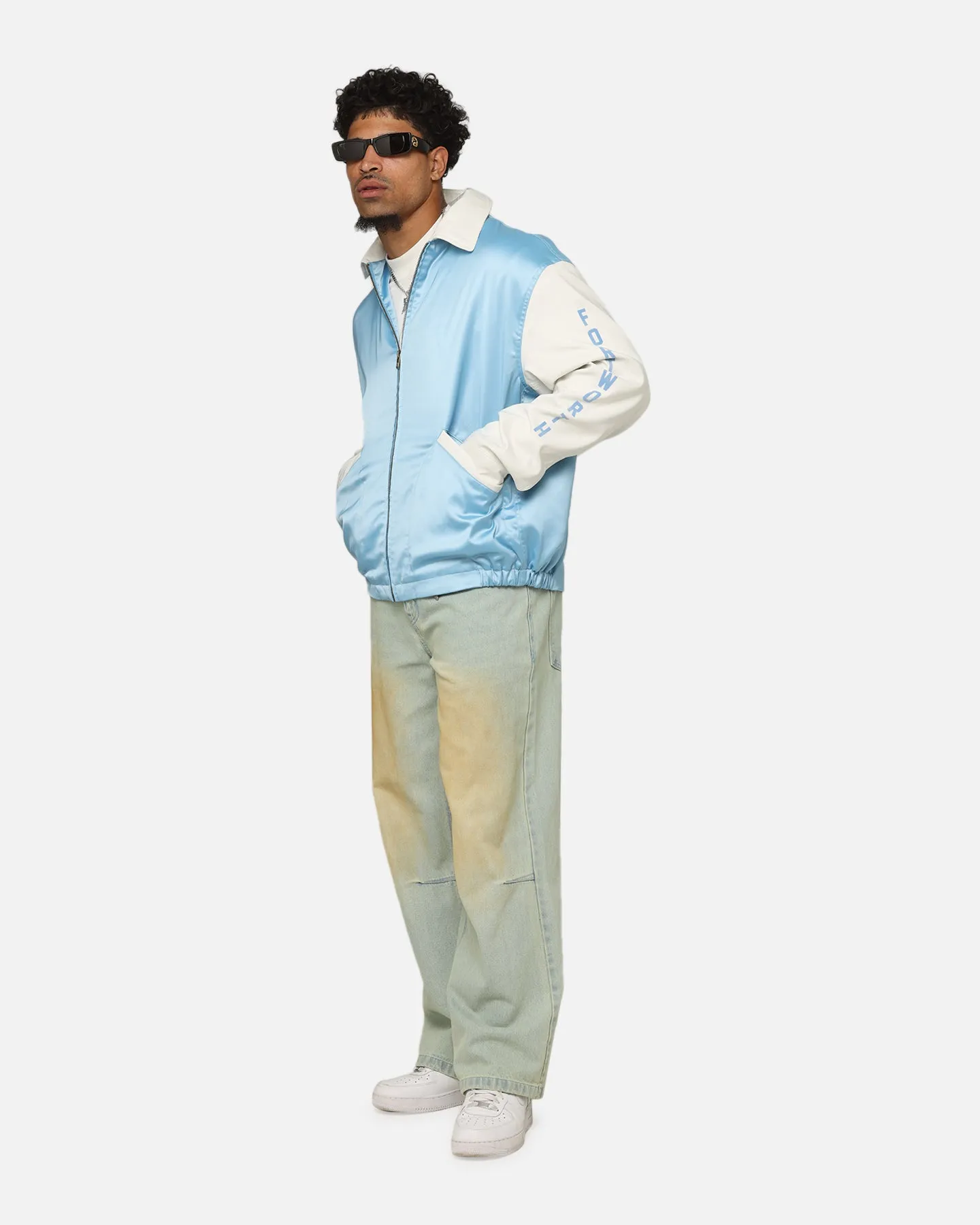 Champion 50's Team Captain Jacket Pale Blue Swim