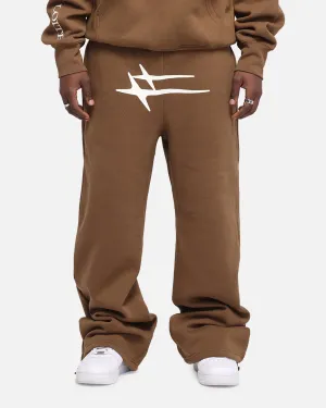 Loiter Hybrid Sweatpants Brown ThermalRegulatingLining
