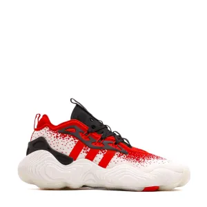 DurableLeather Stability Support Adidas Basketball Men Trae Young 3 White Red IE2704