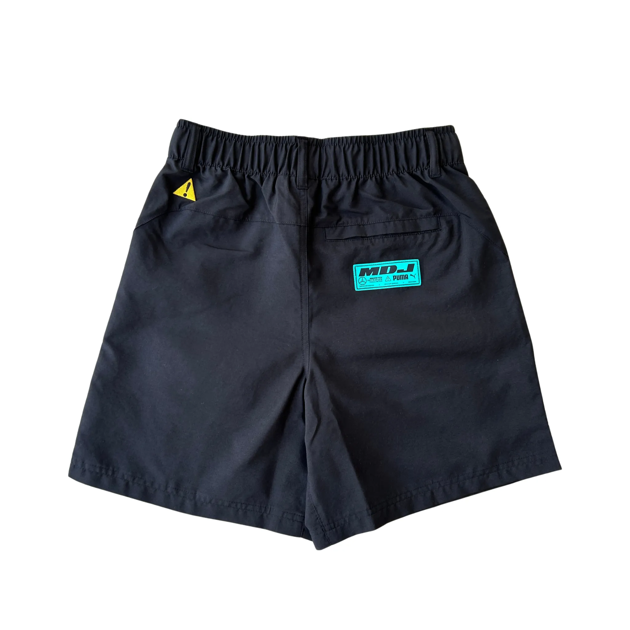 Puma MAPF1 X MDJ Woven Shorts (Puma Black) Beach Ready CompressionEnhanced Fit
