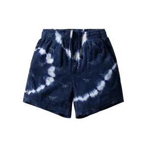 Paper Plane Do Or Dye Terry Cloth Shorts (Navy) Eco Core