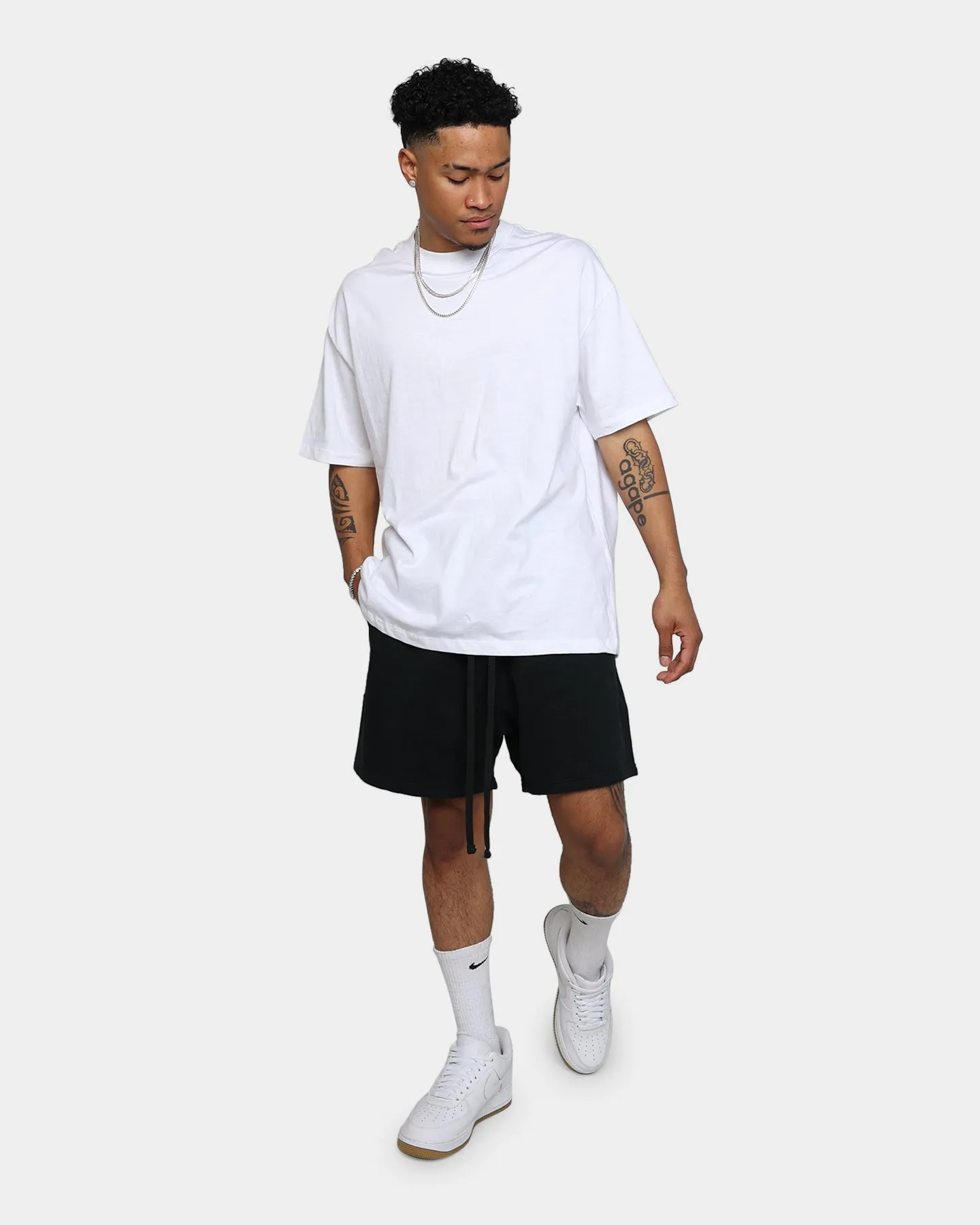 MNML Every Day Sweatshorts Black Chafe Resistant Lining Machine washable