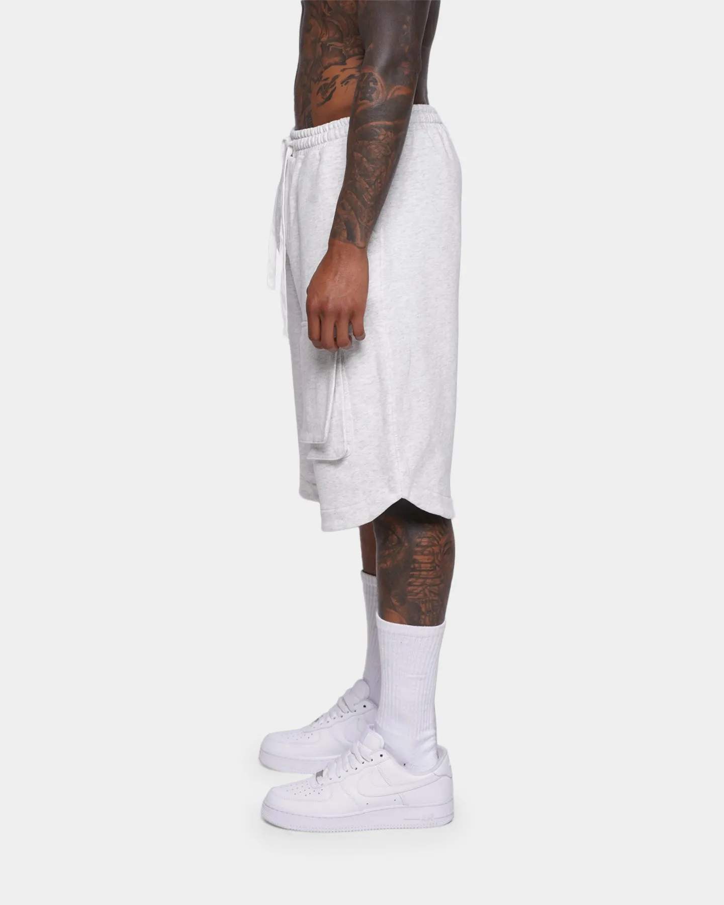 Semi-formal compression support XXIII Berg Track Pant Cargo Shorts Grey